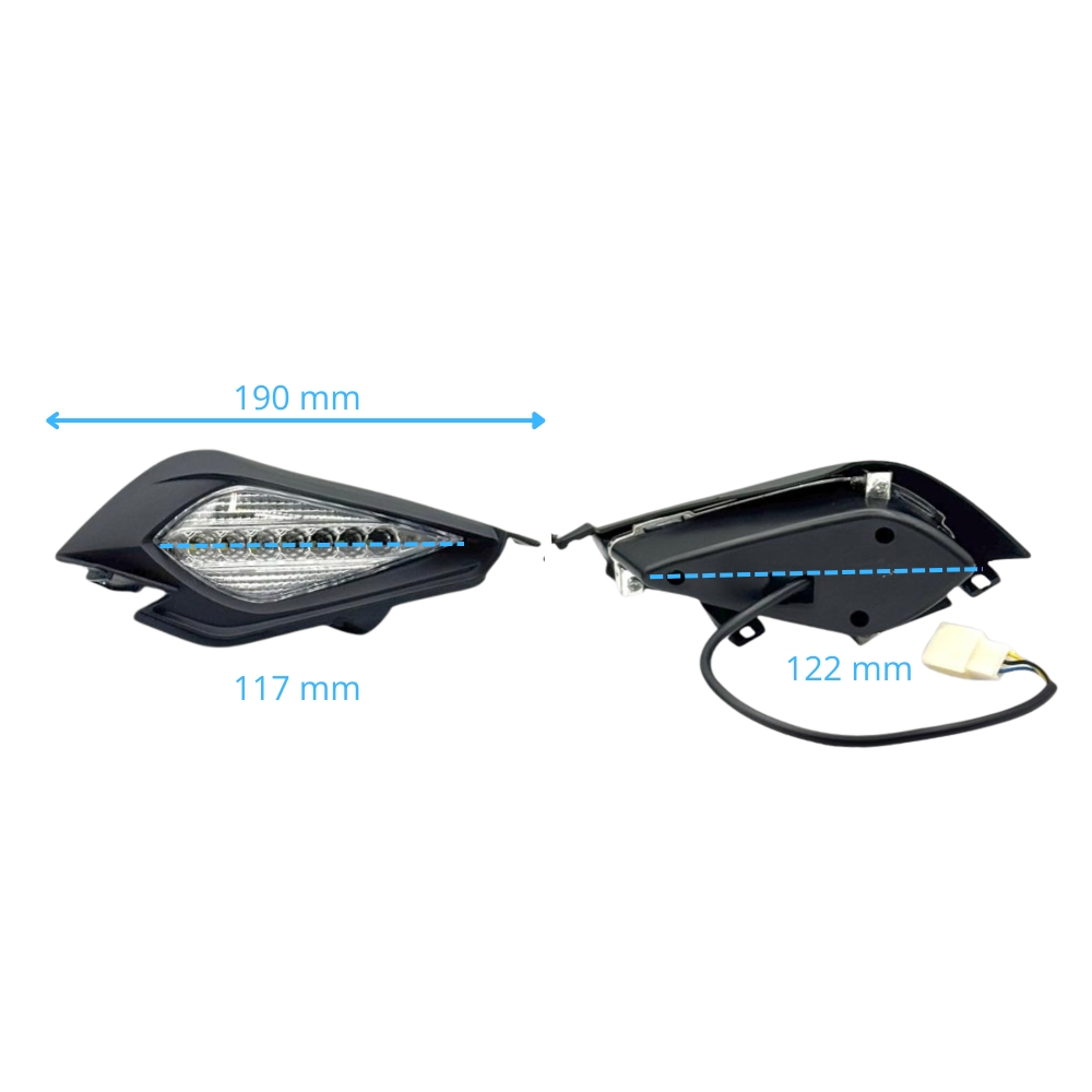 Faro LED 12V para MiniQuad Roan Ratte 90cc